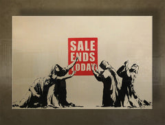 Platneni tisk Street ART – Banksy | različne velikosti