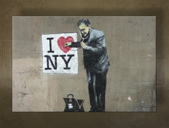 Platneni tisk Street ART – Banksy | različne velikosti