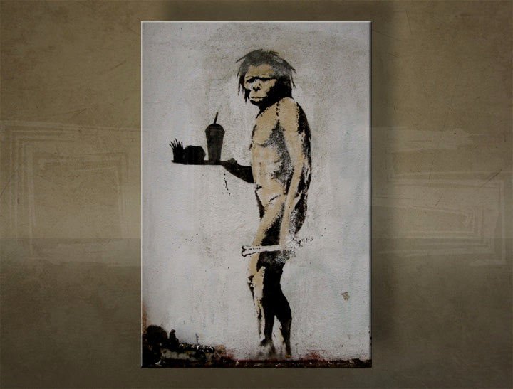 Platneni tisk Street ART – Banksy | različne velikosti