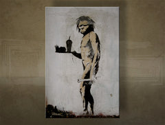 Platneni tisk Street ART – Banksy | različne velikosti
