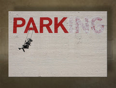 Platneni tisk Street ART – Banksy | različne velikosti