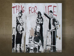 Slika na platnu KVADRAT Street ART – Banksy