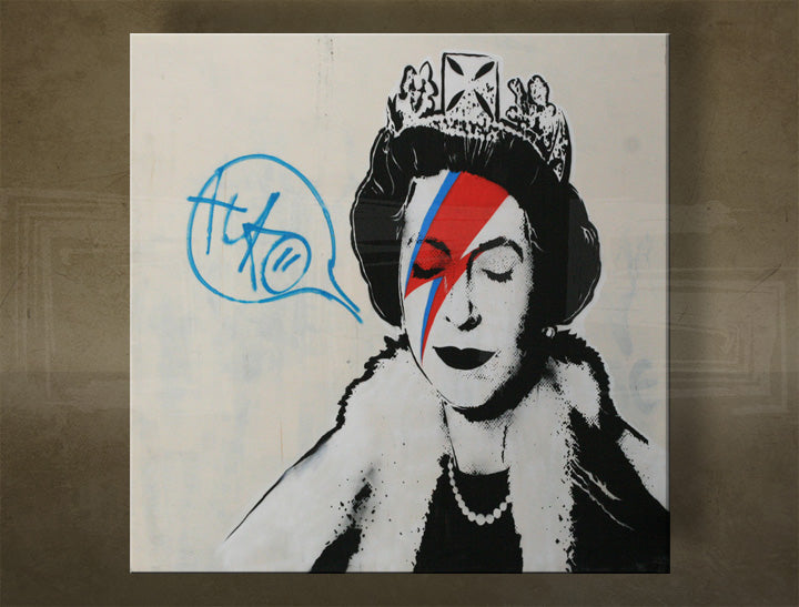 Platneni tisk Street ART – Banksy | različne velikosti