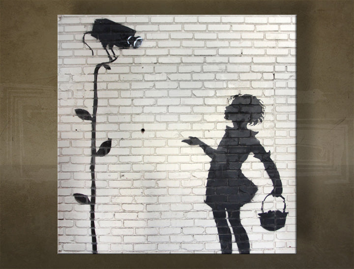 Platneni tisk Street ART – Banksy | različne velikosti