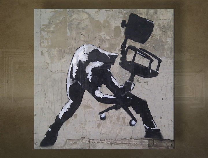 Slika na platnu KVADRAT Street ART – Banksy