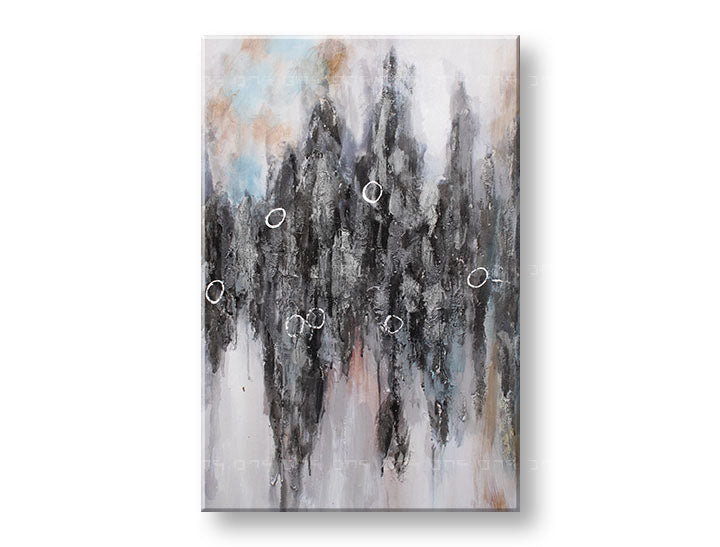 Ročno poslikana slika na steno ABSTRAKT 60x90 cm – 3D perspektiva platna na lesenem okvirju | 100 % original | akril na platnu ARTMIE | Papilora.sk