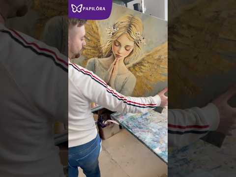 Slike angelov Jutranja molitev | dokončano z roko umetnika