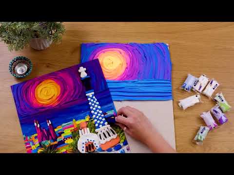 OKTO Creative 3D Set Park Guell v Barceloni 30 x 40 cm