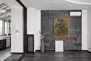 Slika na platnu VIRGINA IN OTROK S SVETO ANNO - Leonardo da Vinci REP168