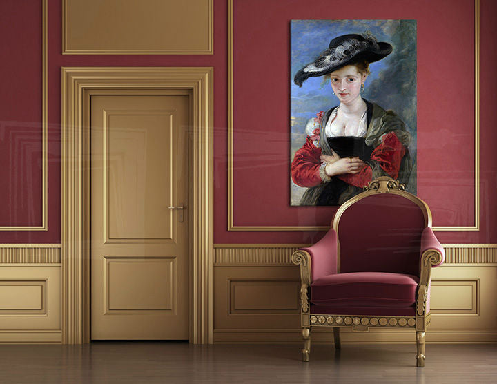 Slika na platnu LE CHAPEAU DE PAILLE - Peter Paul Rubens REP180