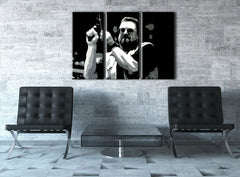 Ročno poslikana slika POP Art Big Lebowski 3 kosi bl1 - slika 3