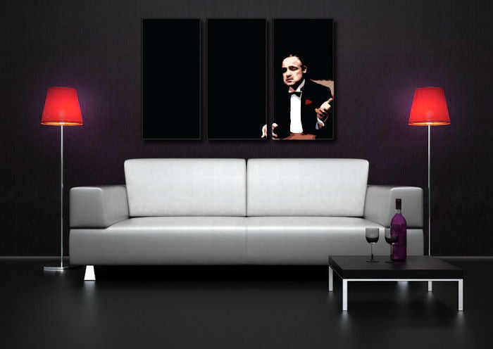 Ročno poslikana slika POP Art Marlon Brando 3 deli mb3