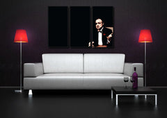 Ročno poslikana slika POP Art Marlon Brando 3 deli mb3