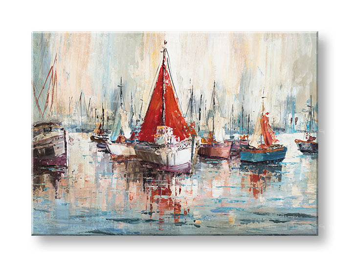 Slikana stenska slika LODE 1 del CFABC006 - 70x50 cm