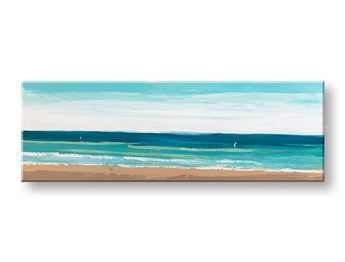 Slikana stenska slika VEČ 1 del CFABC009 - 150x50 cm