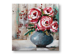 Slikana stenska slika FLOWERS 1 del CFAFL005 - 70x70 cm