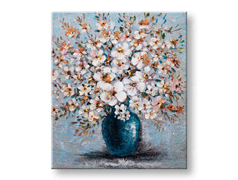 Slikana stenska slika FLOWERS 1 del CFAFL019 - 60x70 cm