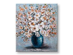 Slikana stenska slika FLOWERS 1 del CFAFL019 - 60x70 cm