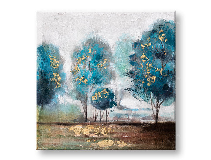 Poslikana stenska slika DREVESA 1 del CFATR014 - 60x60 cm