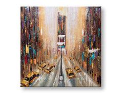 Poslikana stenska slika CITY 1 del 70x70 cm CFAZH2979E1