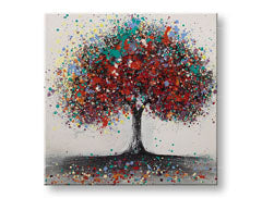 Slikana stenska slika STROM 1 del CFAZH5304E1 - 60x60 cm