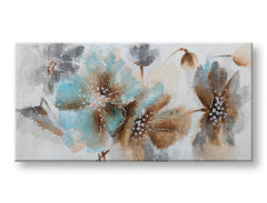 Slikana stenska slika CVETJE 1 del 100x50 cm CFAZH5984E1