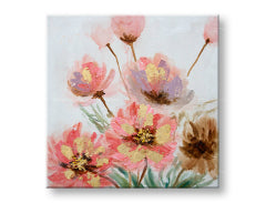 Slikana stenska slika FLOWERS 1 del 60x60 cm CFAZH6001E1