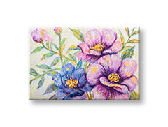 Slikana stenska slika CVETJE 1 del CFAZH6287E1 - 90x60 cm