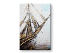 Poslikana stenska slika ABSTRAKT 1 del CWF1099WE1 - 60x90 cm