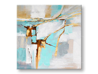 Poslikana stenska slika ABSTRAKT 1 del CWF11044W1E1 - 70x70 cm