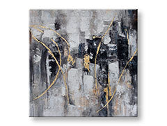 Poslikana stenska slika ABSTRAKT 1 del 80x80 cm CWF11371WE1