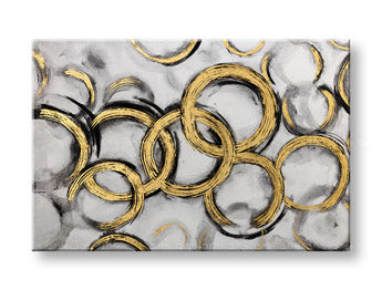 Poslikana stenska slika ABSTRAKT 1 del 90x60 cm CWF1263ZE1