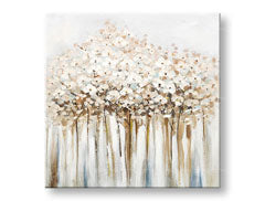 Slikana stenska slika CVETJE 1 del CWF1377WE1 - 70x70 cm