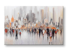 Poslikana stenska slika CITY 1 del 120x80 cm CWF1481TDE1