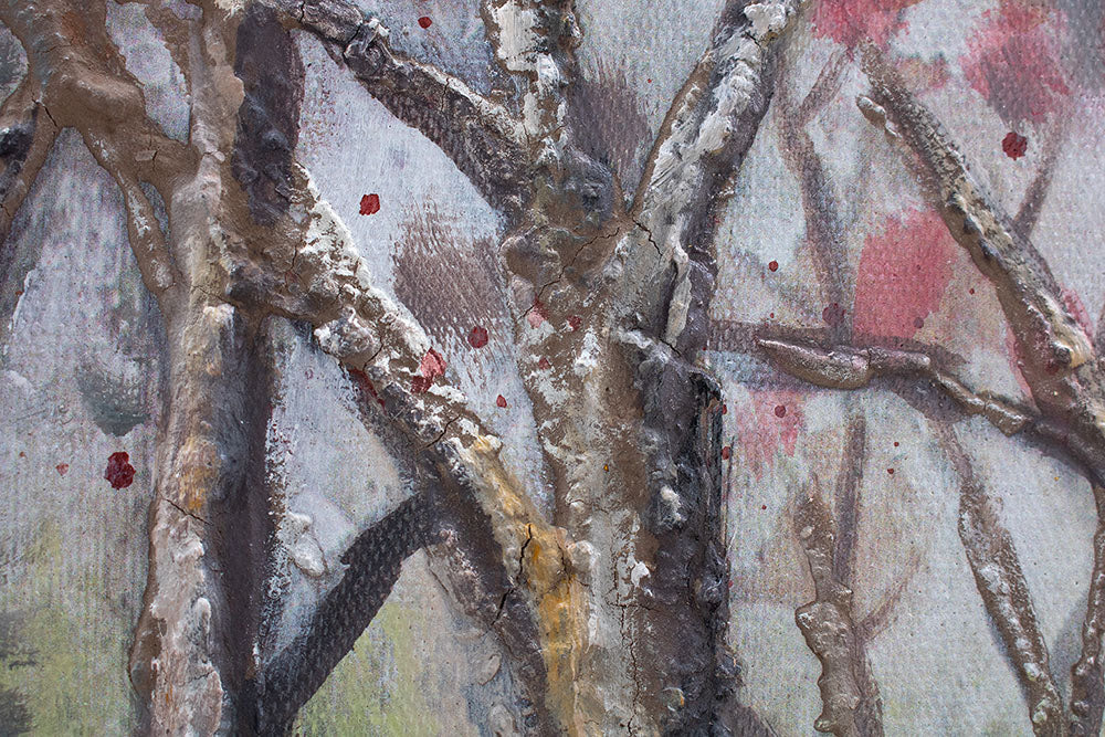 Poslikana stenska slika PARIZ