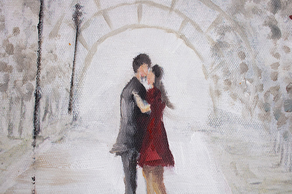 Poslikana stenska slika PARIZ - slika 5