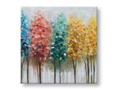 Poslikana stenska slika DREVESA 1 del 60x60 cm CWF1718HE1