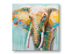 Poslikana stenska slika SLON 1 del CWF1930ME1 - 70x70 cm