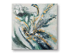 Slikana stenska slika ABSTRAKT 1 del CWFAB035 - 100x100 cm