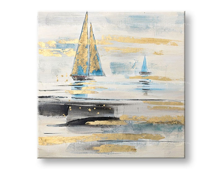 Slikana stenska slika LODE 1 del - slika 2