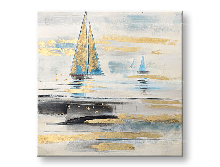 Slikana stenska slika LODE 1 del - slika 3