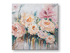 Slikana stenska slika FLOWERS 1 del CWFFL037 - 100x100 cm