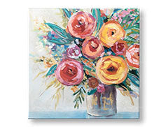 Slikana stenska slika CVETJE 1 del CWFFL038 - 80x80 cm