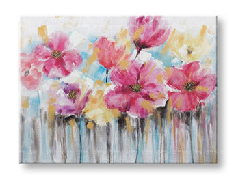 Slikana stenska slika FLOWERS 1 del YOBCWFFL041 - 120x90 cm | različne velikosti