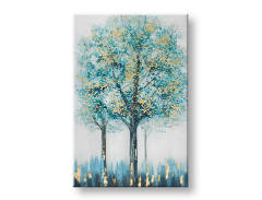 Slikana stenska slika DREVO 1 del CWFTR086 - 80x120 cm