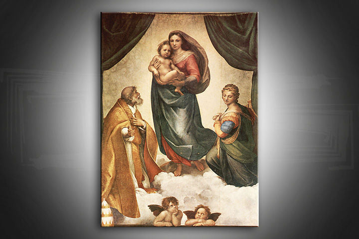 Sikstinska Madona na platnu - Raffaello Santi 0