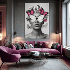 Slika BUTTERFLY VISION | Italijansko platno - slika 3