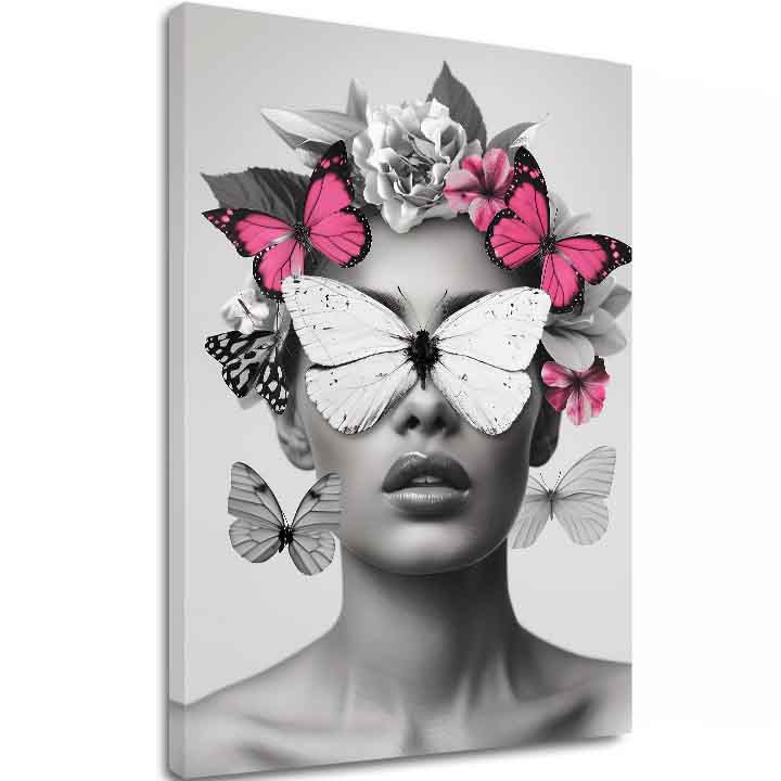 Slika BUTTERFLY VISION | Italijansko platno - slika 2