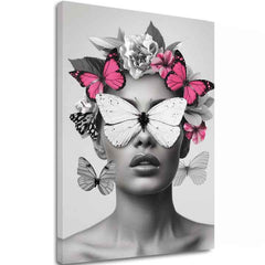 Slika BUTTERFLY VISION | Italijansko platno - slika 2