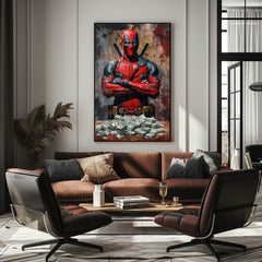 Slika DEADPOOL: Denar in kaos | dokončano z roko umetnika - slika 4